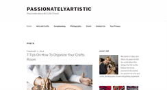 Desktop Screenshot of passionatelyartistic.com